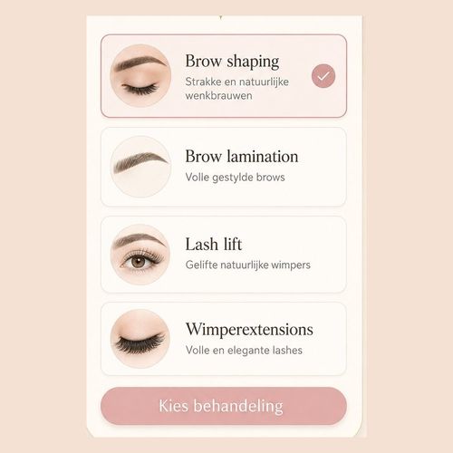 Kies je behandeling — online boeken bij Lumé Beauté