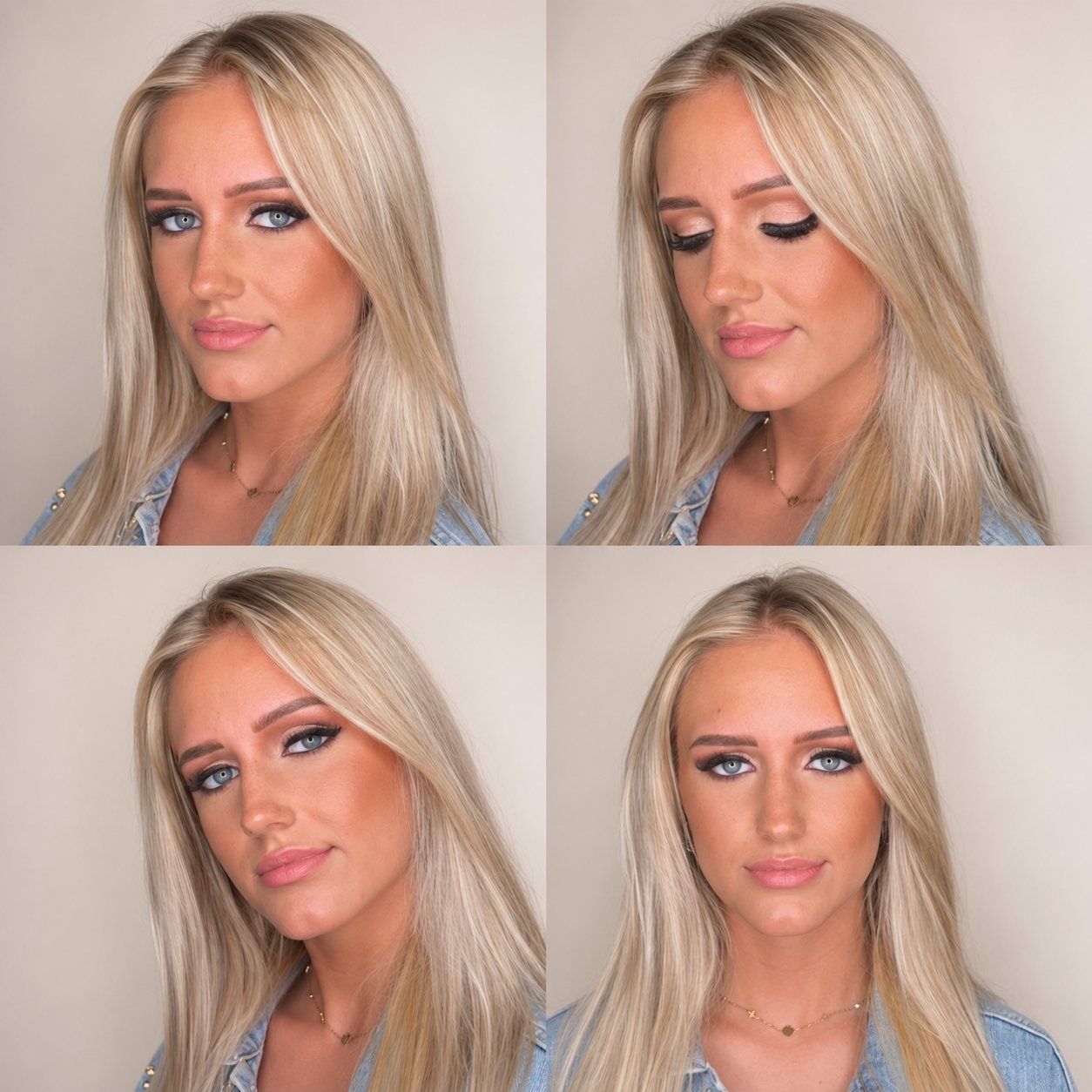 Make-up looks bij Lumé Beauté — natuurlijk en stralend, van meerdere kanten